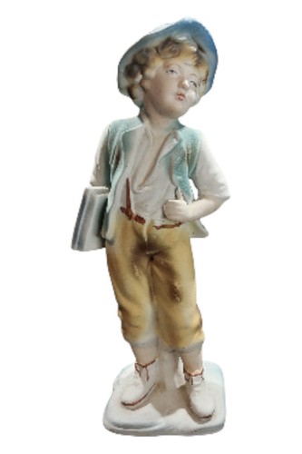 Porzellan figur junge mit buch - junge,