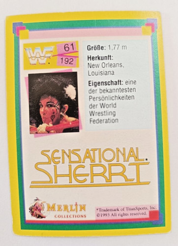 Wwf wrestling sammelkarte - wwf,