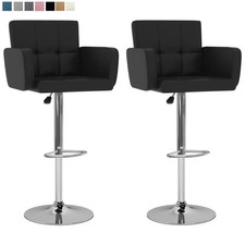2er Set Barhocker Kunstleder