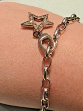 JETTE JOOP Damen Armband 925 Silber mit Zirkonia Sternen 19 cm elegant