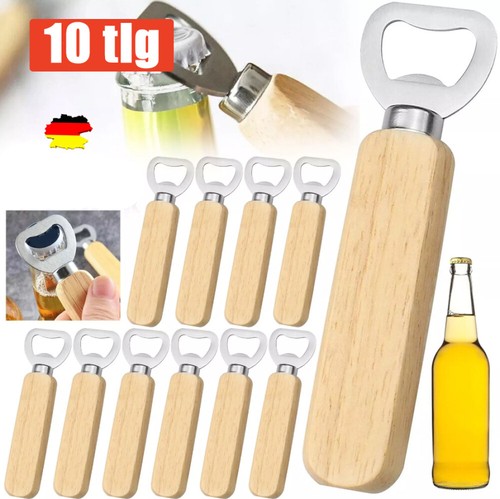 Flaschenöffner mit holzgriff - flaschenöffner,