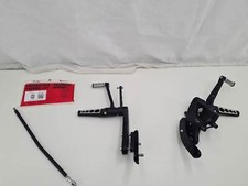 Harley-Davidson Softail Universal M8 Fußrastenanlage Drilled schwarz vorverlegte