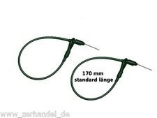 100 Stahlschlaufen 170mm für Sicherungsetiketten Warensicherung Artikelsicherung