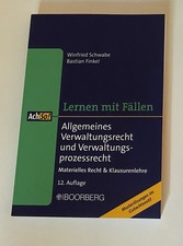 Allgemeines Verwaltungsrecht und Verwaltungsprozessrecht Winfried Schwabe