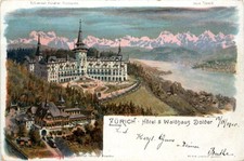Zürich - Hotel Dolder - Litho