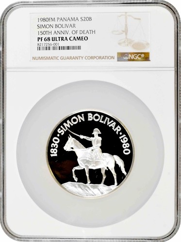 Panama balboas 1980 ngc - 1980, fm,