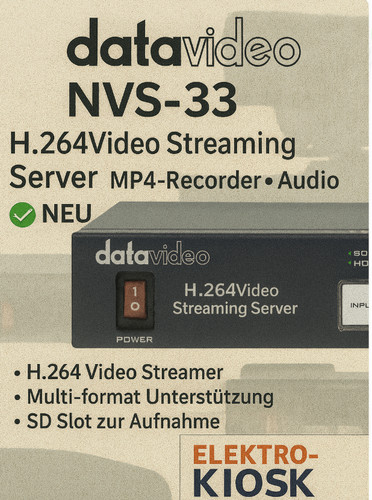 Datavideo nvs 264 video - datavideo, nvs-33