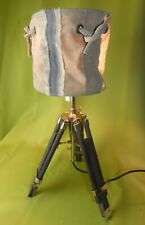 Light & Living Tischlampe Dreibein Tripod Stativ Baumwolle verstellbar 