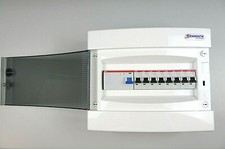Verteilerkasten bestückt ABB Schaltkasten | Kleinverteiler Unterverteilung | F
