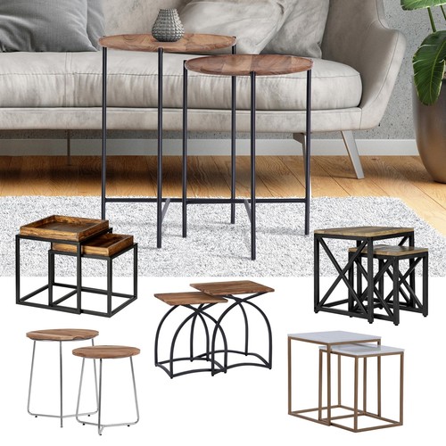 2er set beistelltisch - set,