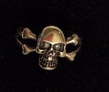 Skull and Bones - 925er Silberring Gr. 60
