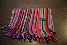 Hugo Boss Schal Herren, gestreift, schwarz/pink