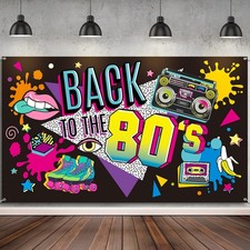 80er jahre party - party, dekorationen