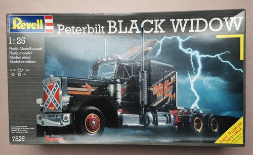 Peterbilt black widow truck - black,