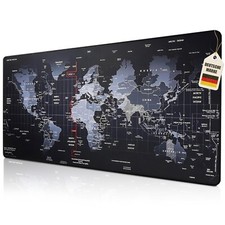 Mauspad Mousepad Schreibtisch Matte Weltkarte Design Gaming Computer Unterlage