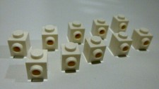 10 x LEGO® 87087 Systemstein,Konverter in 1 x 1 mit 1 Noppe in weiss Neuware