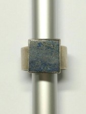 Lapis lazuli quadrat bandring - lazuli,