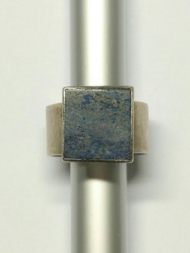 Lapis lazuli quadrat bandring - lapis,