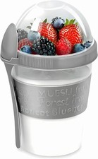JOGHURTBECHER 500ml Löffel