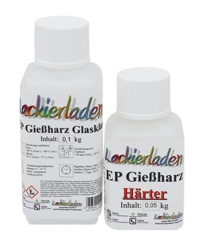 Epoxidharz glasklar 15 kg - epoxidharz, 0,15