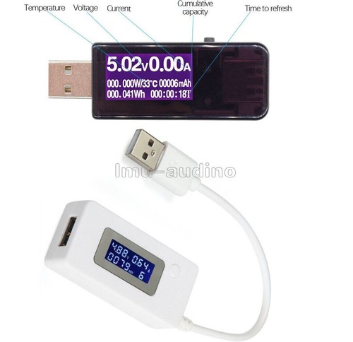 7in usb tester voltmeter - 7in,