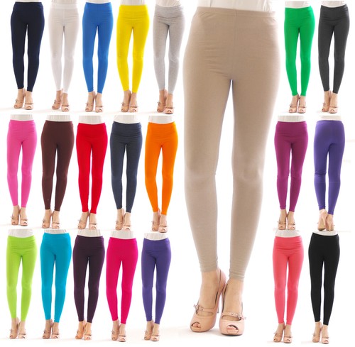 Damen lange leggings baumwolle - lange,
