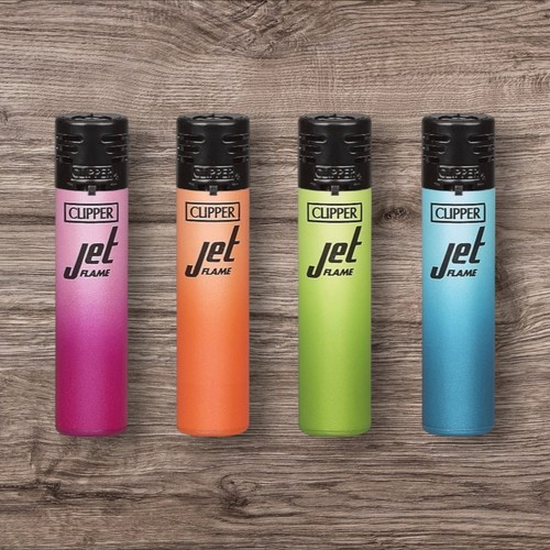 Clipper feuerzeuge 4er set jet - set,
