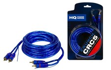 CRUNCH CRC5 - Auto Carhifi 5m Cinchkabel für Endstufe / Verstärker / Subwoofer