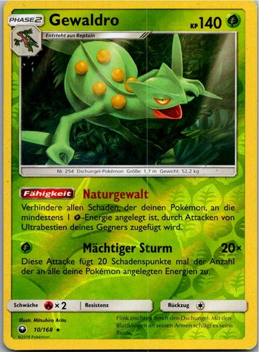Pokemon gewaldro 168 - 10/168, sturm