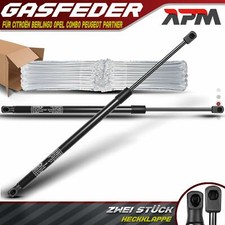 2x Gasfeder Heckklappe Dämpfer 622mm 625N für Citroën Berlingo Peugeot Partner