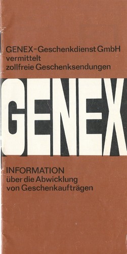 Genex information kein - information,,