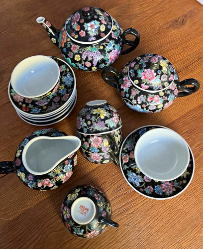 Chinesisches teeservice - chinesisches,