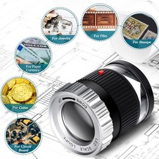 30X Handlupe mit LED Licht UV