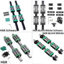 HGR15 HGR20 HGR25 Linearführung Führungsschiene Rail 4X HGH15/20CA Gleitblocks