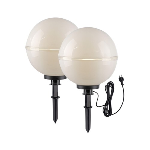 Led kugelleuchte 2er set 40cm - led,