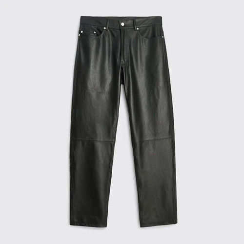 Lammfell lederhose rot schwarz - lammfell,