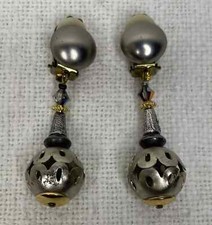 Vintage Langani Ohrclips L5,3cm