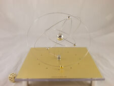 Vintage LORENZ ACTION ART Planeten Space Orbit Uhr 80er Jahre Design Tischuhr