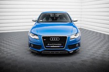 Cup Spoilerlippe Front Ansatz V.4 passend für Audi S4 / A4 S-Line B8 schwarz Hoc