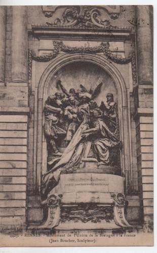 Cpa rennes denkmal der - cpa,