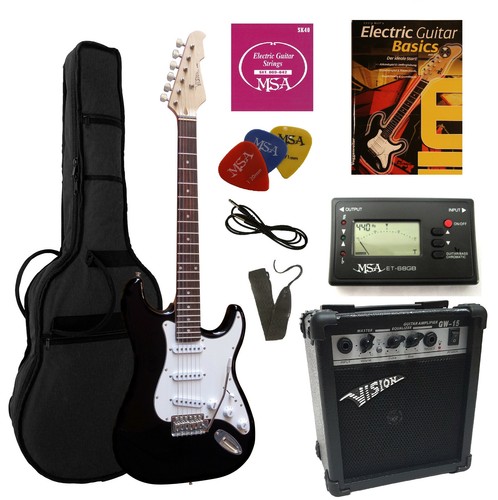 Gitarre set mit - e-gitarre, im