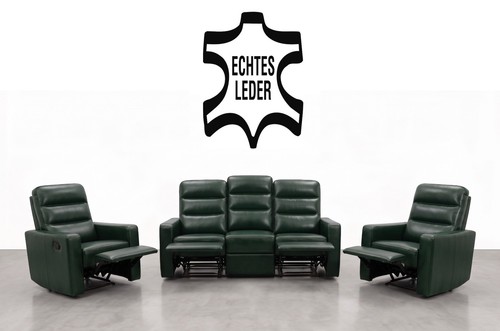 Echtleder kinosofa set 1 - echtleder,