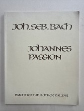 Klavier Noten Musik Johann Sebastian Bach Johannes Passion BWV 245