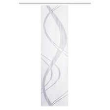 Schiebevorhang TIBASO - weiß-transparent - 57x225 cm