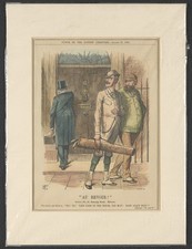 Karikatur Punch, Au Revoir!, 1892, Karikatur Golfer