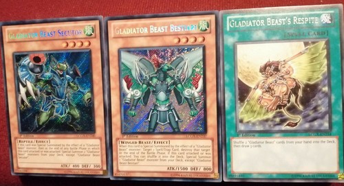 Gladiator beast set gi oh - beast,