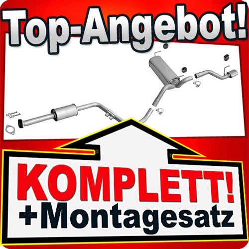 Auspuff mit msd - msd, opel
