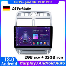 2+32GB Für Peugeot 307 2002-2013 Autoradio Carplay Android GPS NAVI BT WIFI DAB+