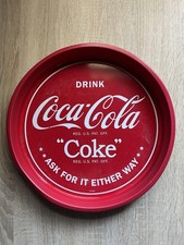 Coca Cola Tablett rund