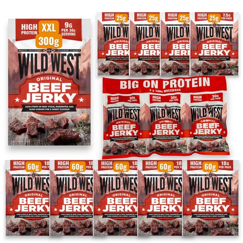 Wild west beef jerky 1kg - wild,